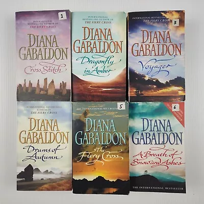 $60 • Buy Diana Gabaldon X 6 Books - Outlander Novel Series  - Books 1-6 Small Paperback