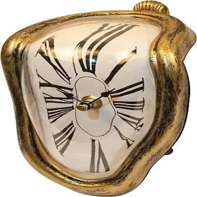 Melting ClockFunny Clock Decor Maximalist Clock WallHome OfficeTable Gift • $39.90