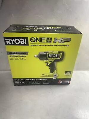 Ryobi RIW18X 1/2 Inch Impact Wrench 18V Skin Only Brushless - Brand New In Box • $259.88