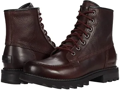 Sorel Men's Mad Brick Six Boots Waterproof Leather Shoes • $115