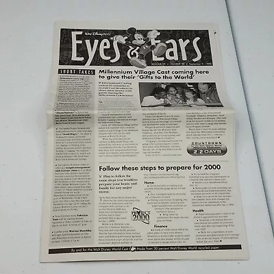 Disney Eyes & Ears Cast Member Exclusive September 1999 Millennium Village Gifts • $14.99