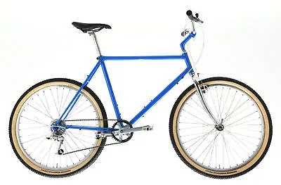 Vintage MIYATA Retro 26  MTB Mountain Bike 1x7 Klunker Bike // 21  // BLUE • $499.95