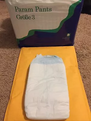 1 X Param Pants Large Vintage Adult Diaper • $3.99