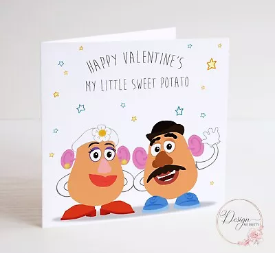 TOY STORY Valentines Card - Mr & Mrs Potato Head - My Little Sweet Potato  • £3.20