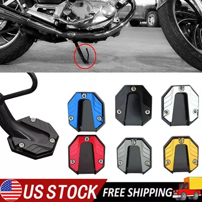 Universal Motorcycle Kickstand Extender Foot Side Stand Extension Anti-skid Pad • $10.39