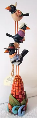 Jim Shore 2010  Ravin' About Harvest Time Stacked Harvest Crows~ex Cond W/tag • $40