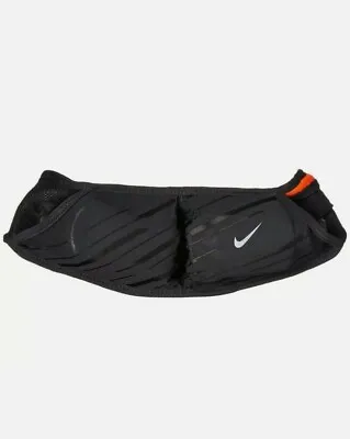 $31.47 • Buy Nike Running Unisex Double Flask Hydration Belt  20 OZ Marathon Training Gray
