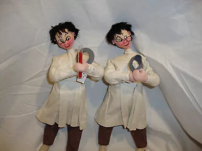 2 Vintage Klumps Dolls Scientists?? • $4.99