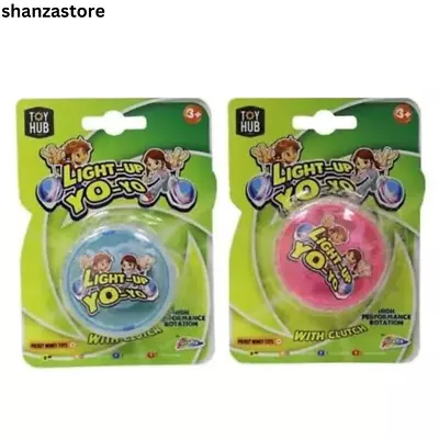 2 X YoYo Spinner Light Up Trick Yo Clutch Mechanism Fun Toy Tricks Boys Girls • £6.99