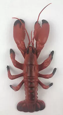 Blow Mold Lobster Decor Plastic Nautical Sea Life 11 X 6 Red Vintage • $24.99