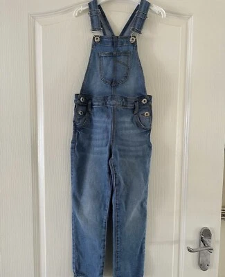 £4 • Buy Zara Girls Denim Dungarees Age 7
