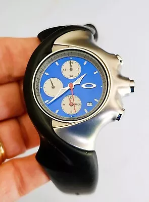 Oakley Detonator Watch Blue Dial Factory Refurbished W/ New Oakley Movement • $399