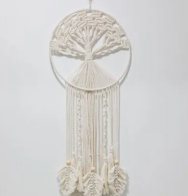 Tree Of Life Macrame Wall HangingMoroccan Home Decor Wall Art • $47.49