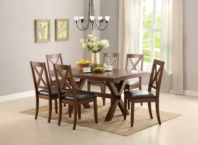 Better Homes & Gardens Maddox Crossing 7-Piece Dining Set 6 Upholstered Chairs • $629.90