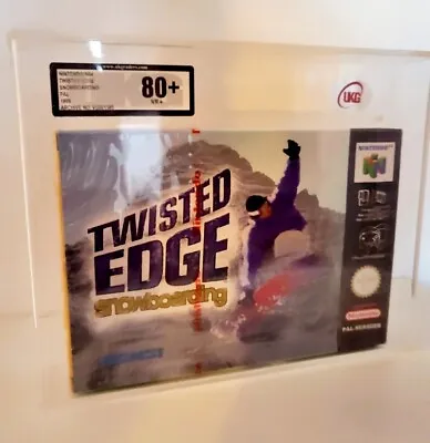 GRADED N64 GAME  - Twisted Edge Snowboarding - UKG 80 - PAL Version - Sealed • £275