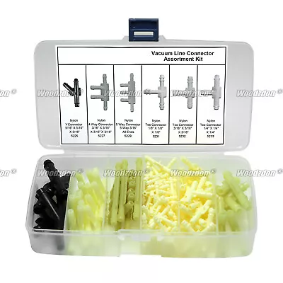 $17.91 • Buy 85 Pcs Vacuum Line Connector Assortment Plastic Hose Kit For GM AMC For Chrysler