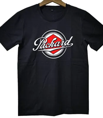 Packard Classic Car Logo Men's Black T-Shirt • $15.99