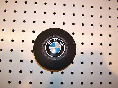 BMW  Mid E30 3 Series Steering Wheel Horn Round Genuine 1 Switch With BMW Logo • $88