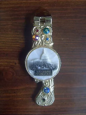 Fort 1959 Vaughan Chicago Gold Tone Jeweled Bottle Opener Washington DC Capitol • $9.95