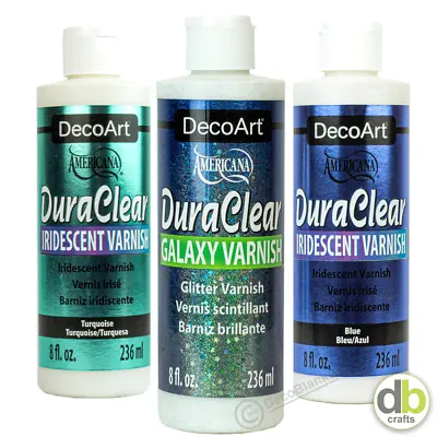 £3.50 • Buy DecoArt DuraClear Varnishes Matte Satin High Gloss Soft Touch StrarLite Triple