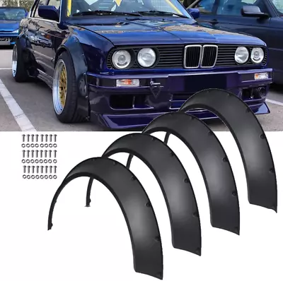 4.5  Car Fender Flares Wide Body Kit Wheel Arches Extensions For 3 Series E30 • $99.12