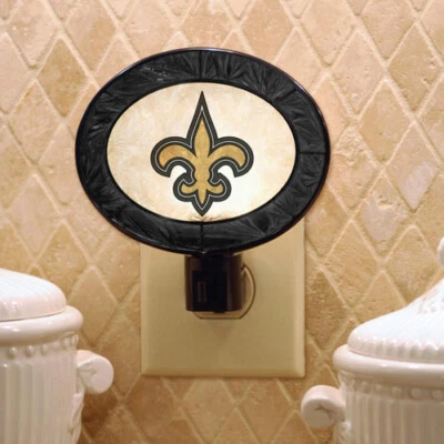 $21.99 • Buy New Orleans Saints Art Glass Nightlight