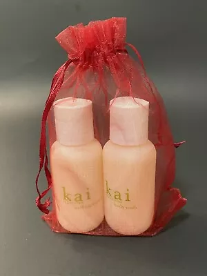 KAI FRAGRANCE BATH CARE GIFT DUO Body Wash & Bathing Bubbles • $32.50