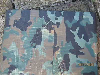 Tarpaulin In Woodland Camouflage Strong And Waterproof 3m X 5m • £27.95