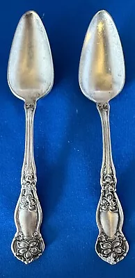 2 Antique Wm Rogers & Son AA Teaspoons Pat Nov 29 1910 - Lily Pattern • $14.99