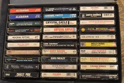 Cassette Tape SALE ~ Pick Your Lot ~ Country ~ Rock N Roll ~ 50s 60s 70s 80s 90s • $0.99