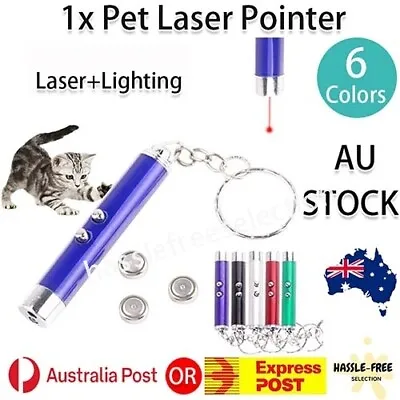 Mini Led Pointer Pet Cat Dog Led Light Interactive Training Toys Catch Pen • $4.49