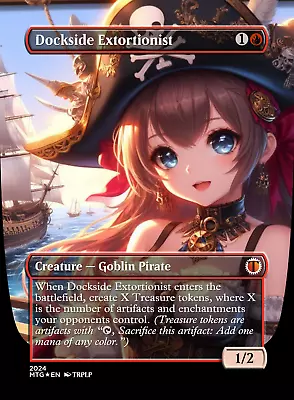 Dockside Extortionist V3 - Anime Waifu High Quality Altered Art Custom Cards • $7.99