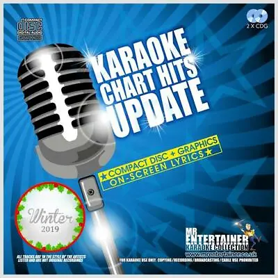 Mr Entertainer Karaoke Chart Hits Update - Winter 2019 36 Tracks 2 CDG Discs • £19.95