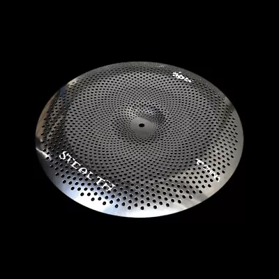 Rech Stealth 18'' China Cymbal Low Volume Cymbals Quiet Black • $149