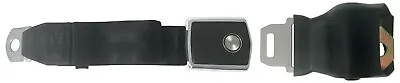 Mustang Seat Belt Retractable Style Lap Belt Concours Black 1968 - 1969 - Scott • $170.95