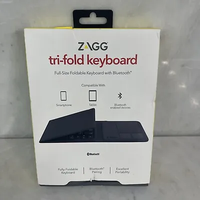 $79.88 • Buy ZAGG Trifold Universal Bluetooth Keyboard With Touchpad