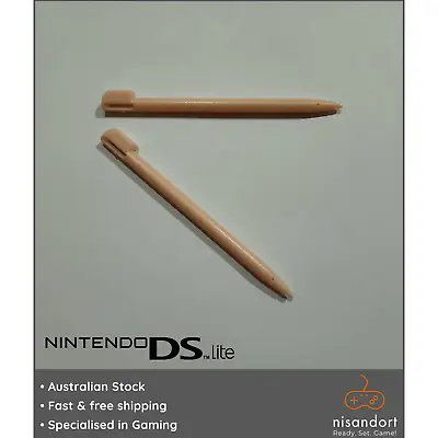2x Nintendo DS Lite Stylus Pink 🕹 (USG-004) - Free Post - Aust Seller • $4.95