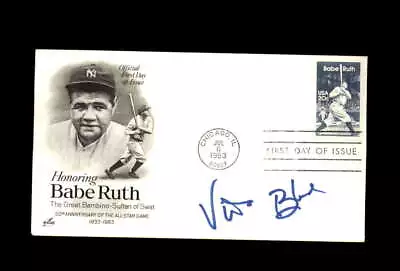 Vida Blue Signed 1983 FDC Babe Ruth Cache First Day Cover Autograph • $14