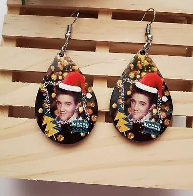 Christmas Earrings/ Elvis/ Custom Earrings • $9.99