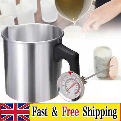 £14.86 • Buy 1.2L Wax Melting Pot Pouring Pitcher Jug Aluminium Pot Candle Soap Making Tool