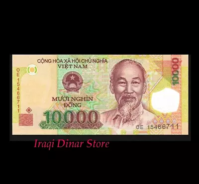 Vietnamese Dong 10000 UNC Polymer Vietnam Bank Note Fast Free Shipping • $3.93