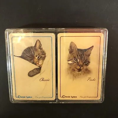 NIB Sealed Chesapeake & Ohio Railway Chessie & Peake Cat Playing Cards Purr-fect • $42.74