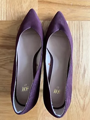 H&M UK Size 7.5 (Europe 41)  Women's Stiletto Court Heels Shoes • £10