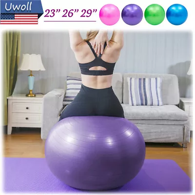 $16.10 • Buy 23  26  29  Exercise Workout Yoga Ball Fitness Balance Pilates Training Tools