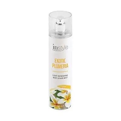 $19.09 • Buy Instyle Fragrances | Body & Hair Mist | Exotic Plumeria Scent | With Panthenol |