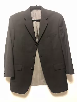 Vintage Calvin Klein Wool Black Blazer Jacket Suit Wear VTG Size 38- 1998 • $32