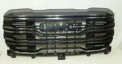 $349.95 • Buy 2022-2023 GMC Sierra AT4 1500 Dark Smoke Chrome Front Grill Assembly OEM Grille