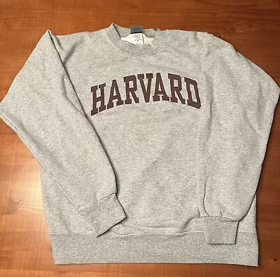 Vintage Harvard Sweatshirt Grey Adult Size Medium • $19.99