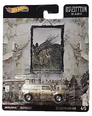 Hot Wheels 2019 Pop Culture Led Zeppelin '67 Austin Mini Van 1/64 GJR17 • $10.99