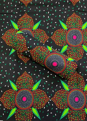 Elegant & Stunning African  Ankara  Wax Print100% Cotton Sell By 6 Yards • $30